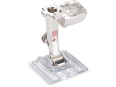 Прозрачная лапка Bernina #46C для защипов и декоративных строчек